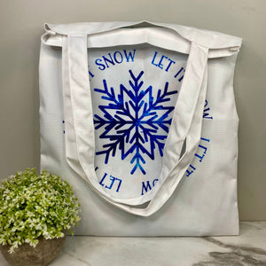 Tote Bag - Christmas/Hanukkah - #37 - Let It Snow