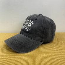 Load image into Gallery viewer, Hat - Paw Print - Cat Mom Grey
