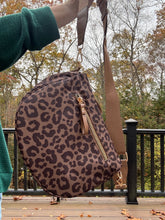 Load image into Gallery viewer, The Roni Nylon Crossbody - Animal Print Chocolate
