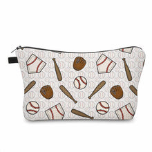 Load image into Gallery viewer, Pouch - Baseball on White
