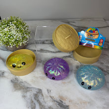 Load image into Gallery viewer, Squishy Toy - Viral Dumpling, Glitter Mix - PREORDER
