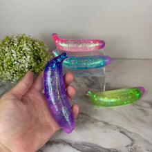 Load image into Gallery viewer, Squishy Toy - Glitter Banana
