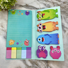 Load image into Gallery viewer, Sticky Note Booklet Set - Monster
