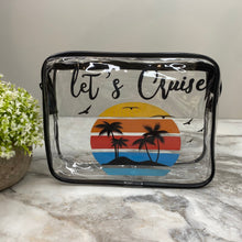 Load image into Gallery viewer, Clear Pouch - Cruise - Let’s Cruise
