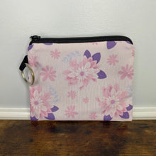 Load image into Gallery viewer, Mini Pouch - Pink And Blue Floral
