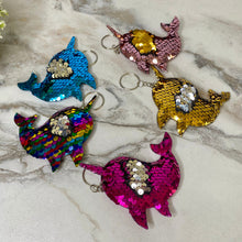 Load image into Gallery viewer, Keychain - Sequin Narwhal
