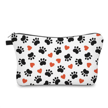 Load image into Gallery viewer, Pouch - Dog Cat Paw Black Heart
