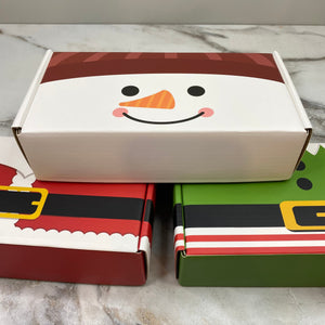 Christmas Gift Box with Crinkle Paper - Medium