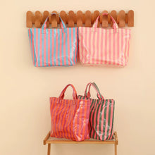 Load image into Gallery viewer, April Vinyl Tote Bag - Stripes
