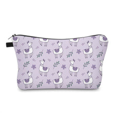 Load image into Gallery viewer, Pouch - Purple Llamas
