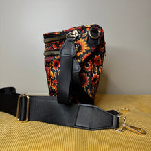 Load image into Gallery viewer, The Roni Nylon Crossbody - Moody Crimson Floral
