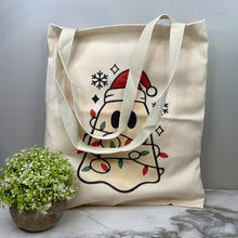 Load image into Gallery viewer, Tote Bag - Christmas - Ghost Lights
