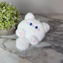 Load image into Gallery viewer, Keychain - Pom Pom Fuzzy Cat Paw Squeeker
