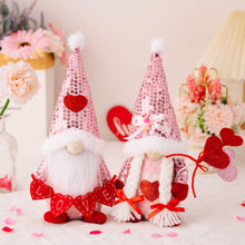 Load image into Gallery viewer, Gnome - Valentine #6 - Sequin Hat - PREORDER
