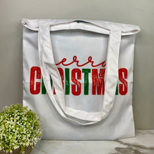 Load image into Gallery viewer, Tote Bag - Christmas - #12 - Merry Christmas
