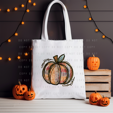 Load image into Gallery viewer, Tote Bag - Halloween - Tie Dye Pumpkin
