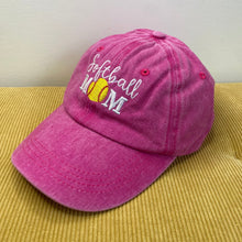 Load image into Gallery viewer, Hat - Softball Mom - Pink
