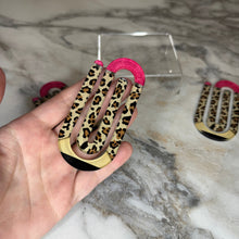 Load image into Gallery viewer, Jumbo Paperclip - Pencil Animal Print
