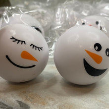 Load image into Gallery viewer, Stress Balls - Christmas - Snowmen Faces
