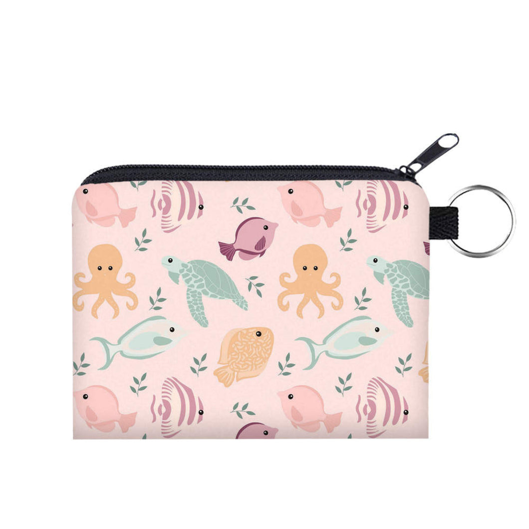 Mini Pouch - Under The Sea Pink