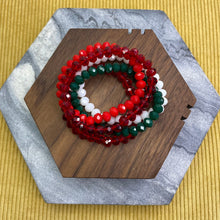 Load image into Gallery viewer, Bracelet Pack - Red + Green Bead
