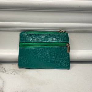 Card Holder Wallet + Keychain - Faux Leather