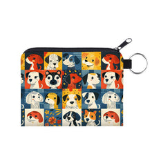 Load image into Gallery viewer, Mini Pouch - Dog Squares

