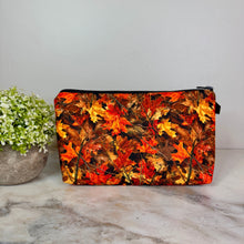 Load image into Gallery viewer, Pouch - Camo Leaves Orange
