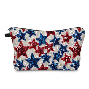 Pouch - Americana - Sequin Stars