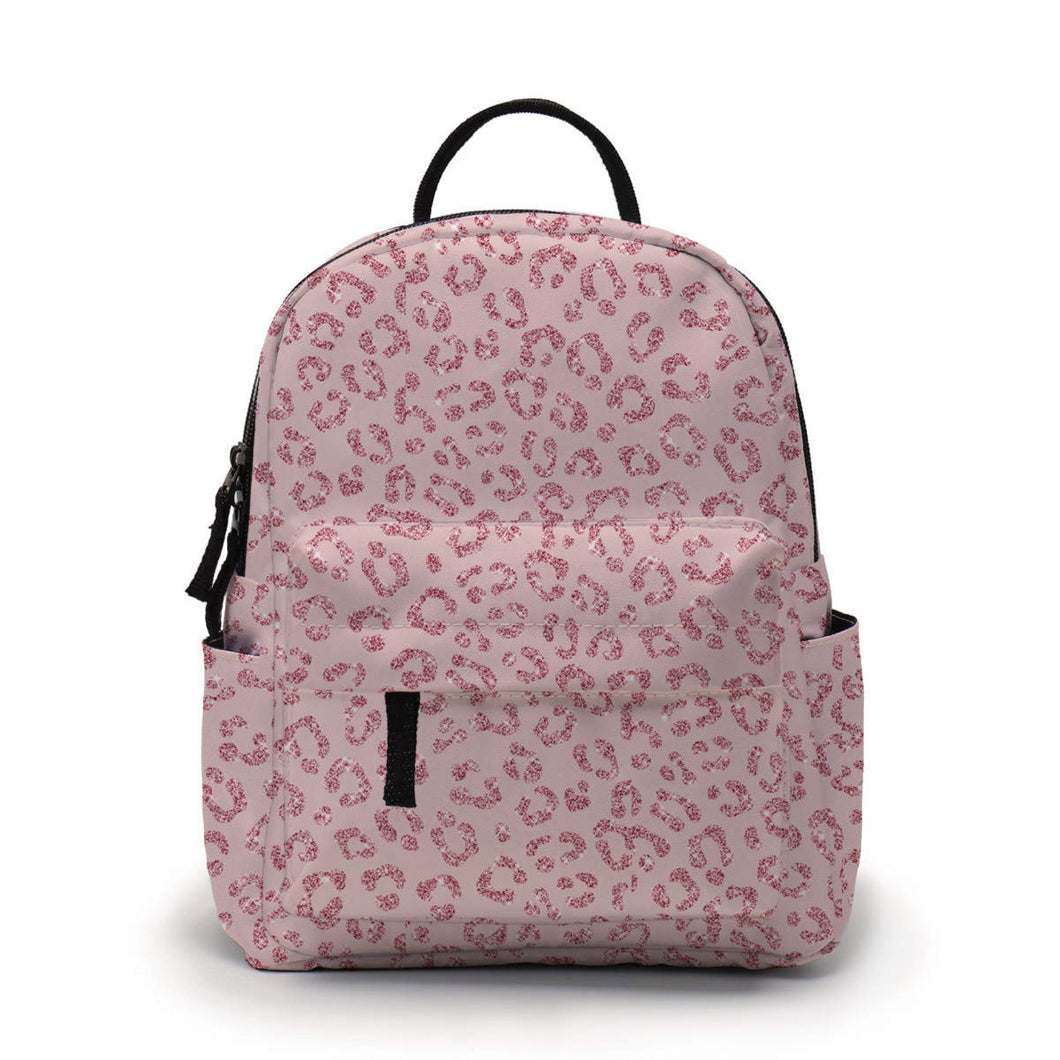 Mini Backpack - Animal Print Light Pink Leopard