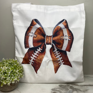 Tote Bag - Halloween - Football Ribbon