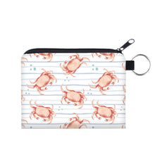 Load image into Gallery viewer, Mini Pouch - Crab Stripes
