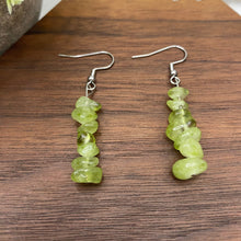 Load image into Gallery viewer, Silver Dangle Earrings - Stone #3
