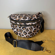 Load image into Gallery viewer, The Roni Nylon Crossbody - Realistic Animal Print
