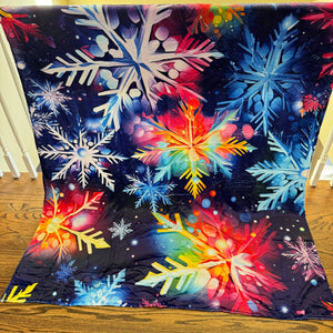 Blanket - Christmas - Rainbow Snowflake - PREORDER