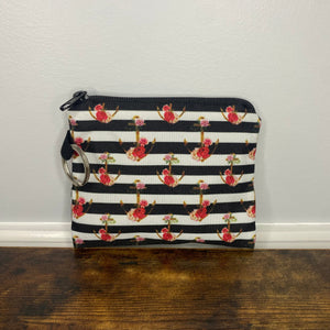 Mini Pouch - Anchor Floral