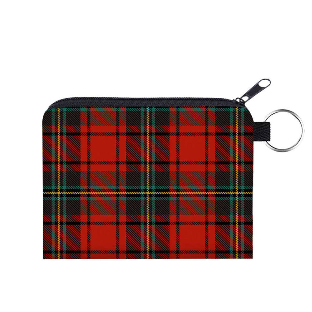 Mini Pouch - Christmas 2024 - Plaid Green Red