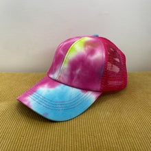 Load image into Gallery viewer, Hat - Tie Dye - Blue Raspberry Lime
