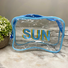 Load image into Gallery viewer, Clear Pouch - Sun
