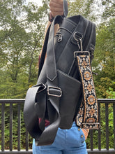 Load image into Gallery viewer, Denim Suede Brooke Backpack + Pouch
