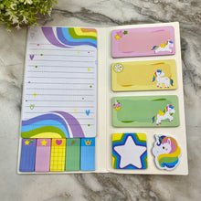 Load image into Gallery viewer, Sticky Note Booklet Set - Unicorns
