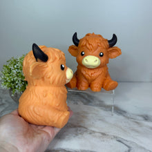 Load image into Gallery viewer, Squishy Toy - Jumbo Highland Cow- PREORDER
