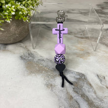 Load image into Gallery viewer, Keychain - Silicone Bead - Religious - Jesus
