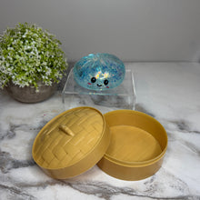 Load image into Gallery viewer, Squishy Toy - Viral Dumpling, Slow Rise Glitter - Blue
