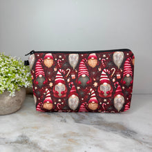 Load image into Gallery viewer, Pouch - Christmas - Gnome Maroon
