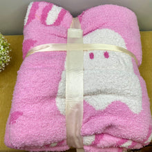 Load image into Gallery viewer, Blanket - Soft Dreams - Double Sided Halloween Ghost Pink Boo
