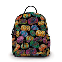 Load image into Gallery viewer, Mini Backpack - Halloween Pumpkin Rainbow
