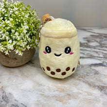 Load image into Gallery viewer, Keychain Toy - Plush Bubble Tea Boba
