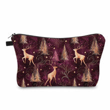 Load image into Gallery viewer, Pouch - Christmas - Reindeer Tree Swirl
