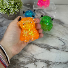 Load image into Gallery viewer, Squishy Toy - Glitter Highland Cow
